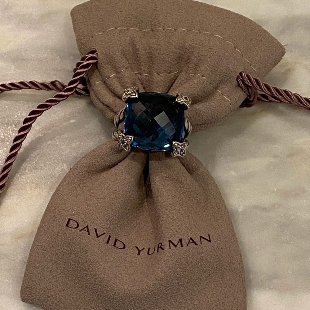David Yurman Hampton Blue Topaz Ring
